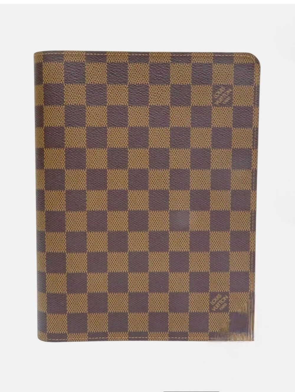 LOUIS VUITTON Damier Canvas Ebene Desk Agenda GM 🥳 Plus FREE Extras